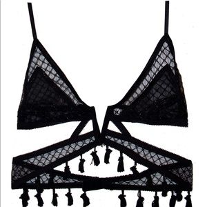 Solstice Bra in shimmer net